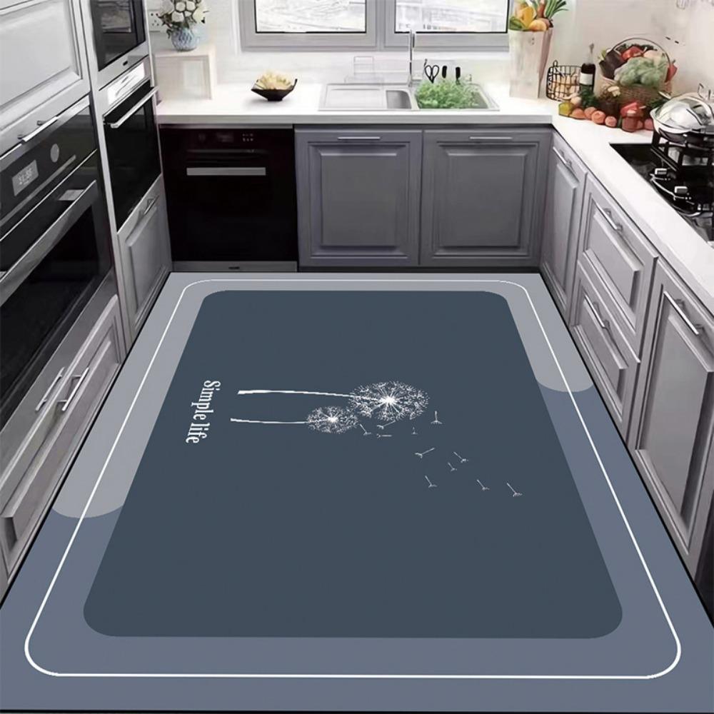 

Коврик для пола из диатомовой грязи для кухни, поглощает влагу, не скользит, прост в уходе и его можно резать 160*230cm