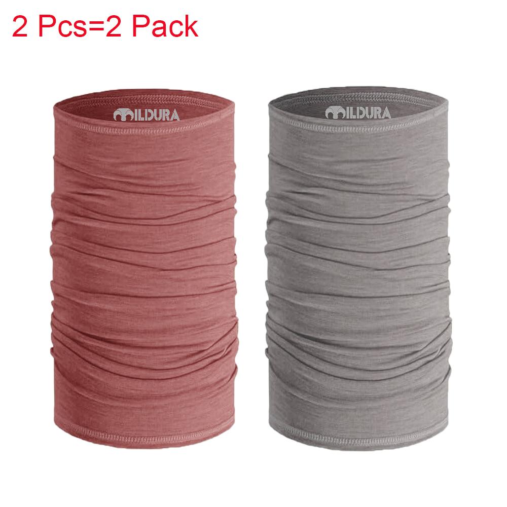 Adult 100% Merino Wool Neck Gaiter Light Quick Dry Breathable Face Mask for Ski Hiking Neck Tube Scarf Multifunctional Headwear