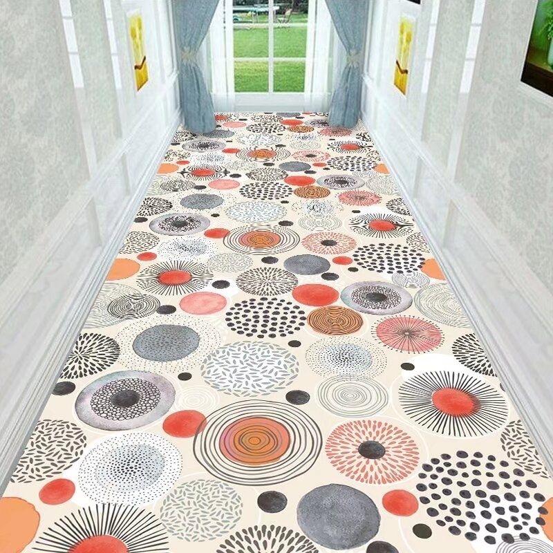 Nordic korytarz długi dywan salon bez poślizgu bieżnik na schody dywan przedpokój hotelowy alejek ślub wycieraczka wejściowa do domu