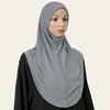 Solid Color Simple Muslim Underscarf Women Veil Hijab Comfortable Breathable Casual Ramadan Islamic Head Scarves Turbans