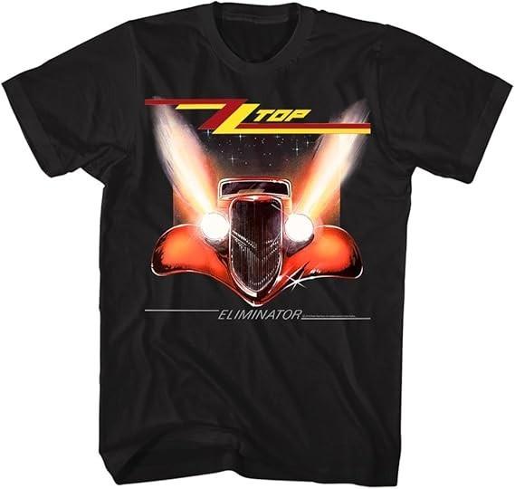 ZZ Top Rock Band Music Group Eliminator Album Cover Adult  Tee AD252 Unisex T-Shirt XL