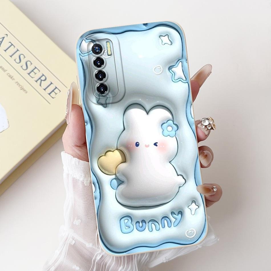 For Tecno Camon 17 Pro 17P Phone Case Camon17 Camon17P 17Pro CG8 CG7 CG6 Elegant Floral Pattern Soft Silicone Shockproof Cases