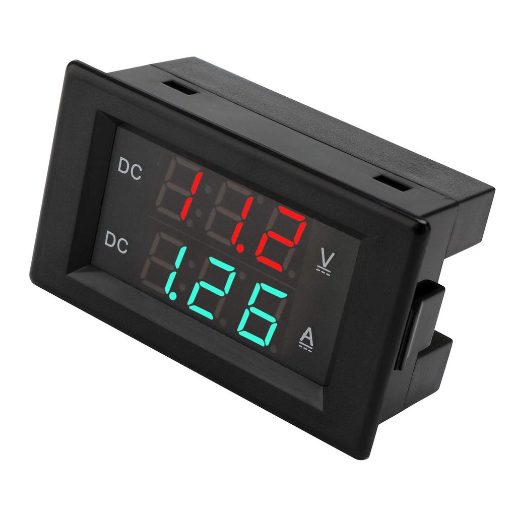 DROK DC 4.5-100V Digital Voltmeter Ammeter Multimeter Panel, DC Amp Meter Voltage Meter, Current Meter 0-50A Volt Tester, LED Display Voltage Gauge
