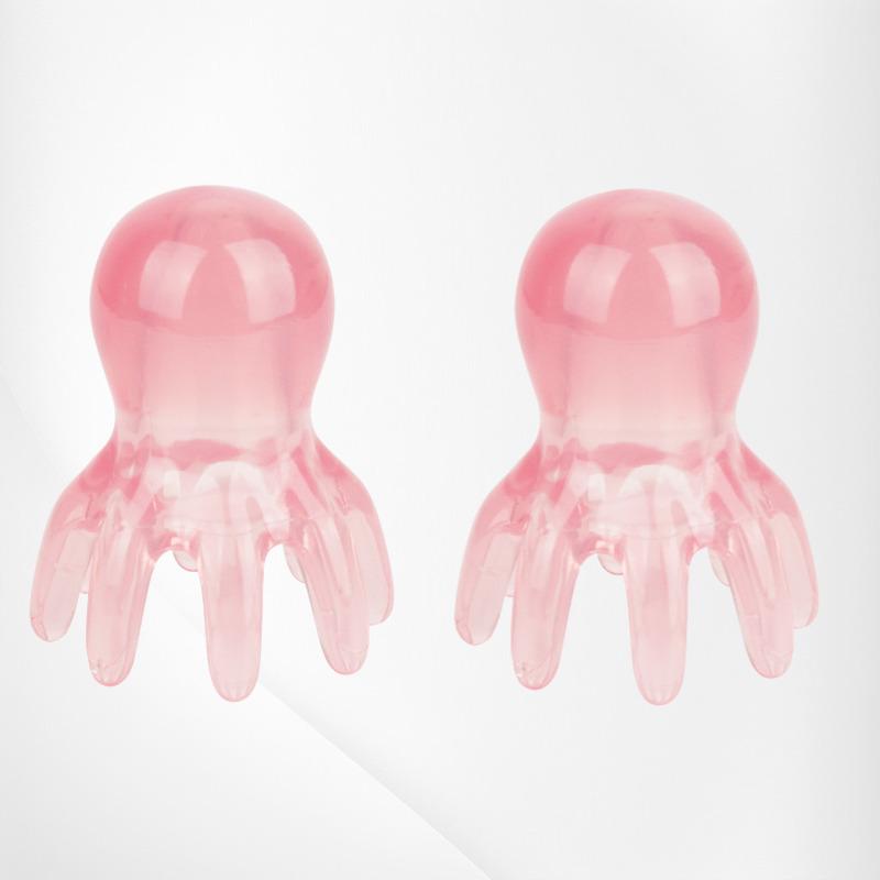 

Octopus Comb Massage Comb Large Octopus Head Clear Meridian Artifact Portable Scalp Acupoint Head Therapy Comb