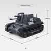 Ww2 Military Tank BA-10 1:35 World War II Building Blocks Bricks Collection Model Educational Toys for Boy Christmas Gifts