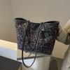Bolso Tote de Gran Capacidad con Estampado de Leopardo