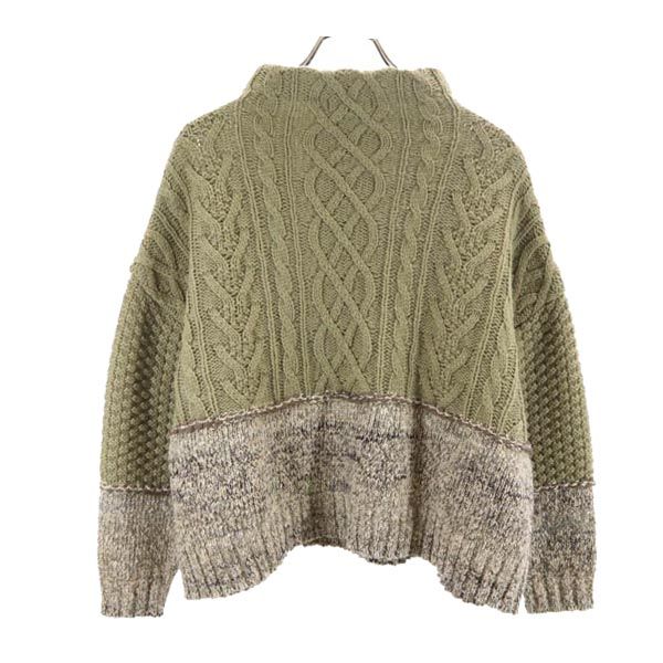 unused FUGA FUGA made in Japan Long sleeve wool blend sweater Women Used