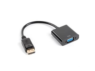 Kabel adapter Lanberg AD-0002-BK Displayport 1.1(M) -> VGA 15-pin (fa) czarny