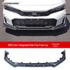2025 Civic 11.5 Gen Front Splitter: Easy, No-Drill Install for Non-Destructive Front Lip & Body Kit Upgrade.