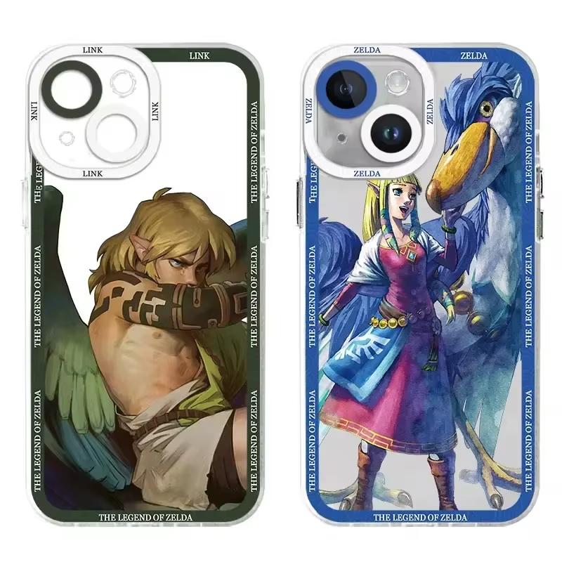 Game The Legend of Zeldas Phone Case For iPhone 16 15 14 13 12 11 Pro Max XS X XR 7 8 SE Link Mipha Cover