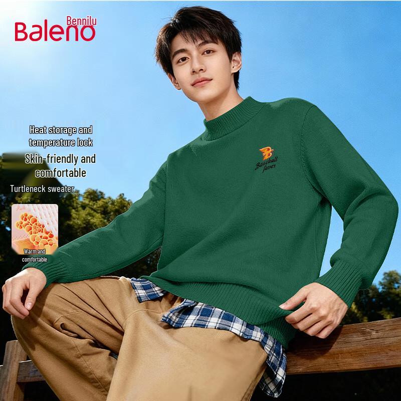 Baleno Men s S&K Series Half-High Neck Knit Sweater 3XL