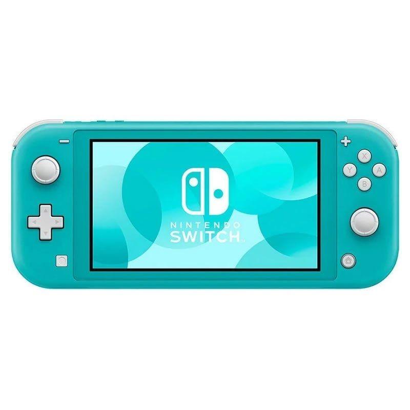 Compre Nintendo Nintendo switch lite azul turquesa barato — frete