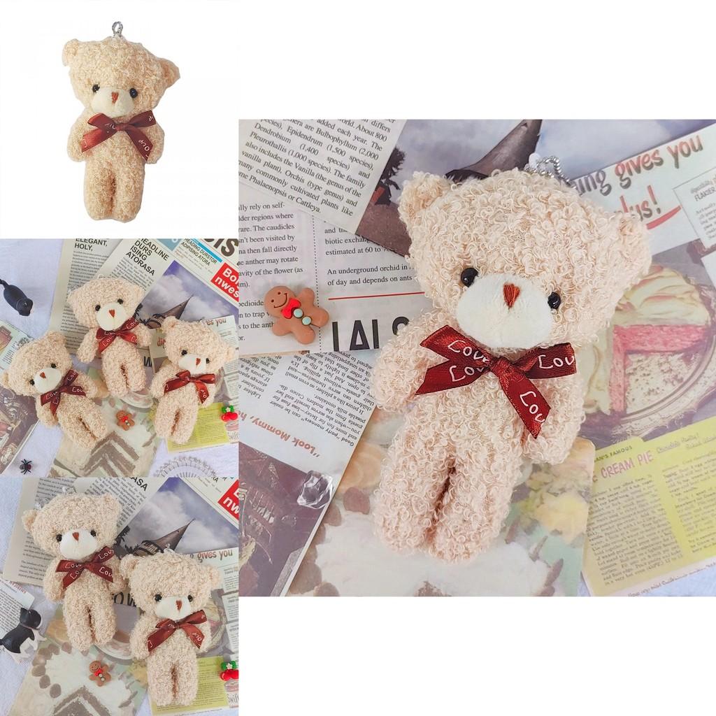 Adorable Plush Teddy Bear Stuffed Animal With Blush For Cute Bouquet Gifts