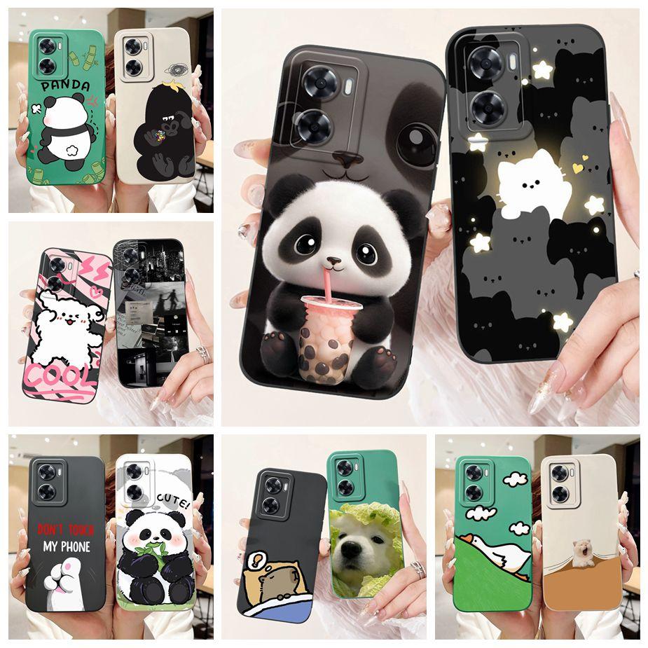 For Oppo A57 4G Case Oppo A57s CPH2385 Cute Funny Cartoon Cover Soft TPU Phone Case For Oppo A77 4G Oppo A77s Fundas 6.56'' Capa