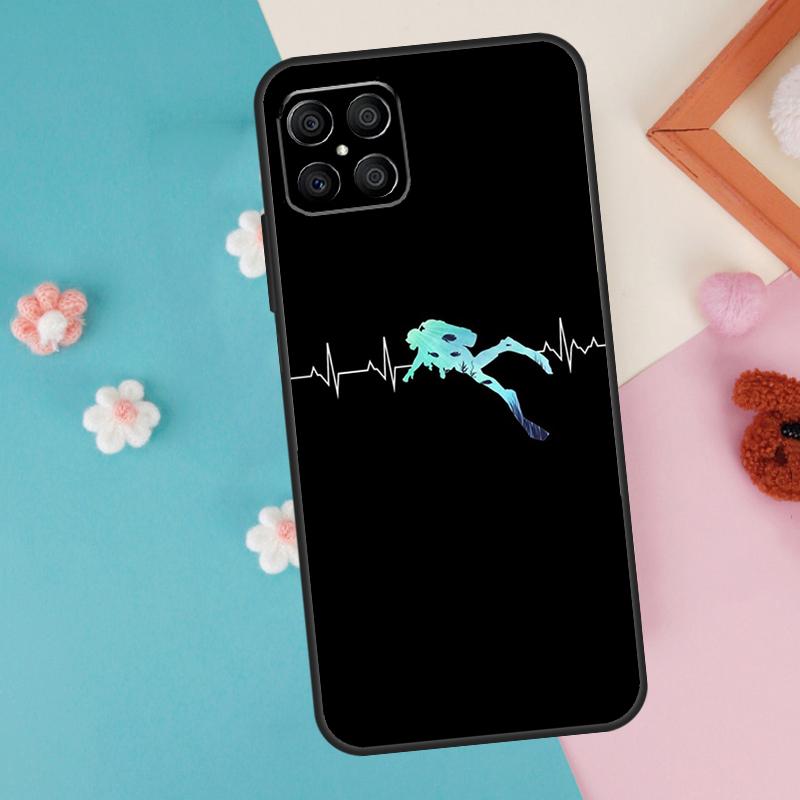 Scuba Diver Diving Case For Honor 200 Pro 50 70 90 Lite X9a X8a X8 X9 X8b X9c X9b Honor Magic 7 5 6 Pro Cover