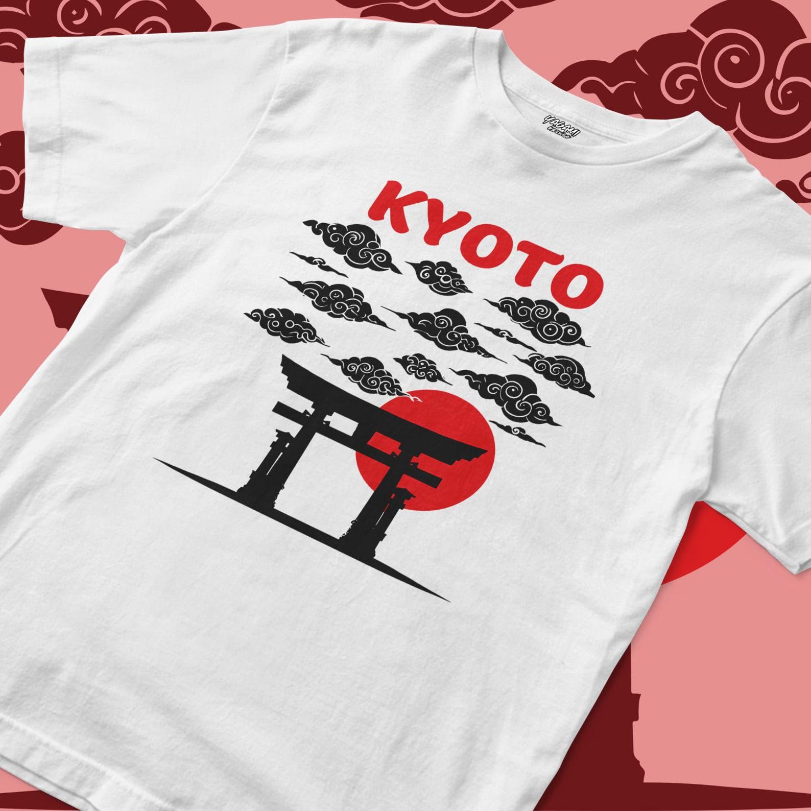 Kyoto Torii Gate T-Shirt | Japanese Sunset Graphic Tee 2XL
