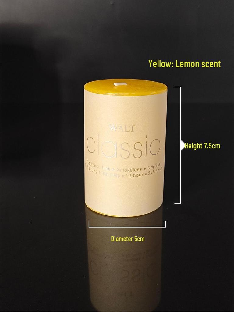 Set of 3 Aromatherapy Candles with Holders – Smokeless, Fragrant, and Ideal for Emergencies or Romantic Occasions.