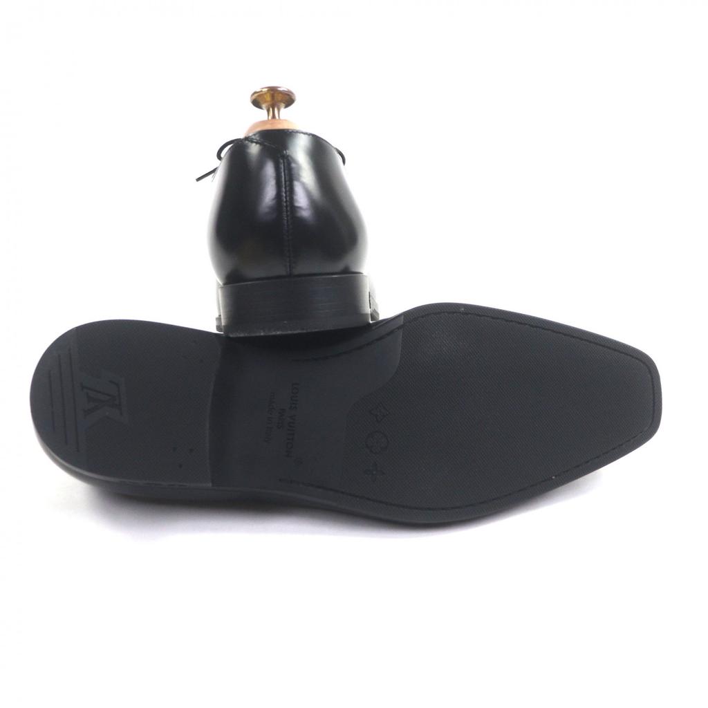 Vynikající kožené boty LOUIS VUITTON Minister Derby černá kůže pánské 9 Použité