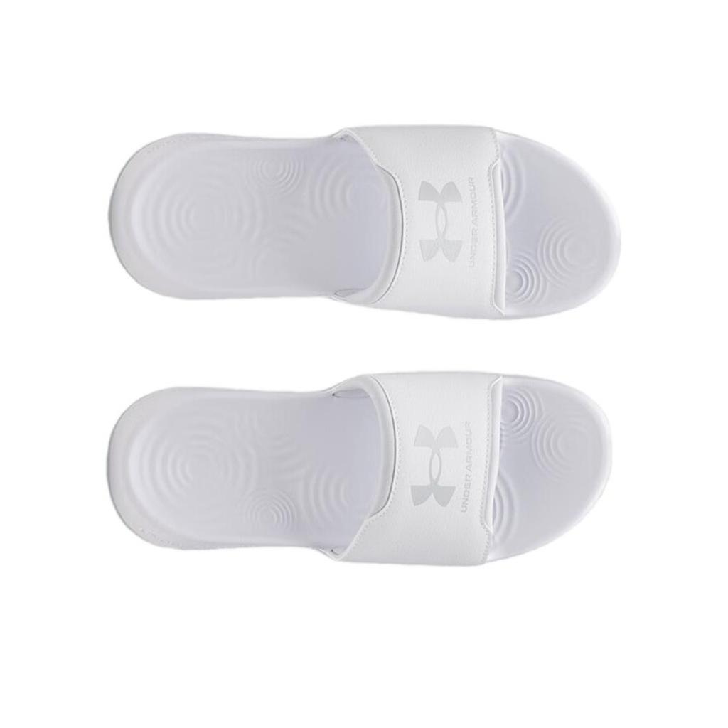Under Armour Ignite Select Comfortable Soft Slide Sandals Men Footwear White 3027219-105