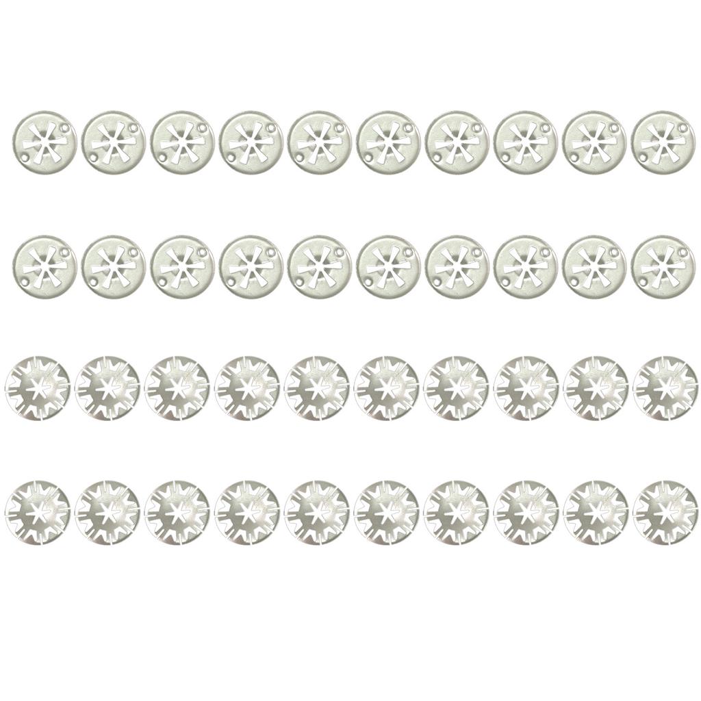 Heat Shield Clips Exhaust Heat Shield Clips Metal Locking Star Washers Underbody Heat Shield Fasteners 30mm