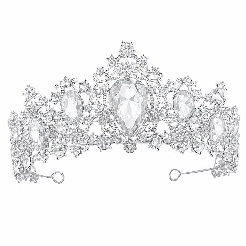 Crown Bride Rhinestones Crown Hair Accessories Wedding Accessories Crown Queen