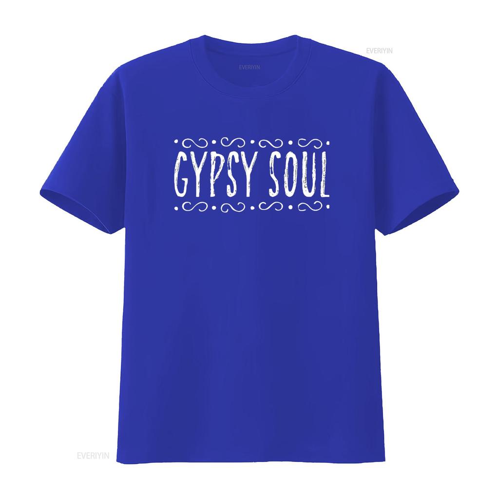 Mens Gypsy Soul Hippie Free Spirit T Shirt Black 4X Large Vintage Washed Streetwear Versatile Top For Everyday Wear Comfortable