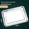 ZISIZ 304 Stainless Steel Rectangular Tray