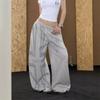 Womens Loose Wide Leg Jogger Pants With Drape Effect Nylon Fabric Casual Streetwear Jazz Dance Daily Wear
