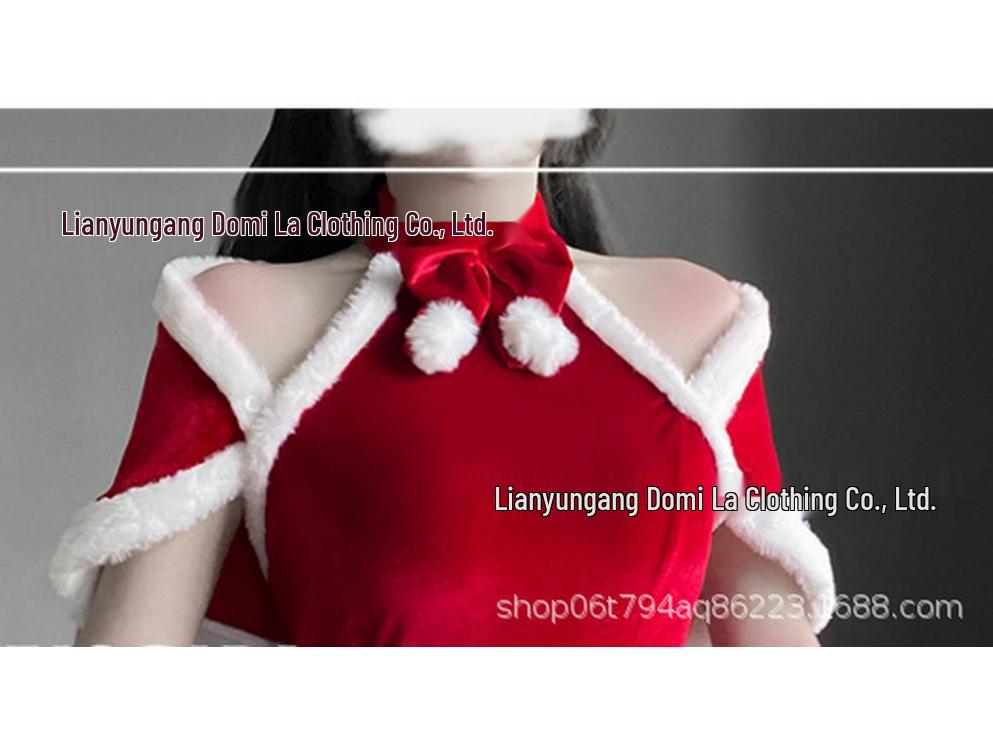 New Christmas & Halloween Cosplay Costume Set - Sexy Lingerie for Festive Wear