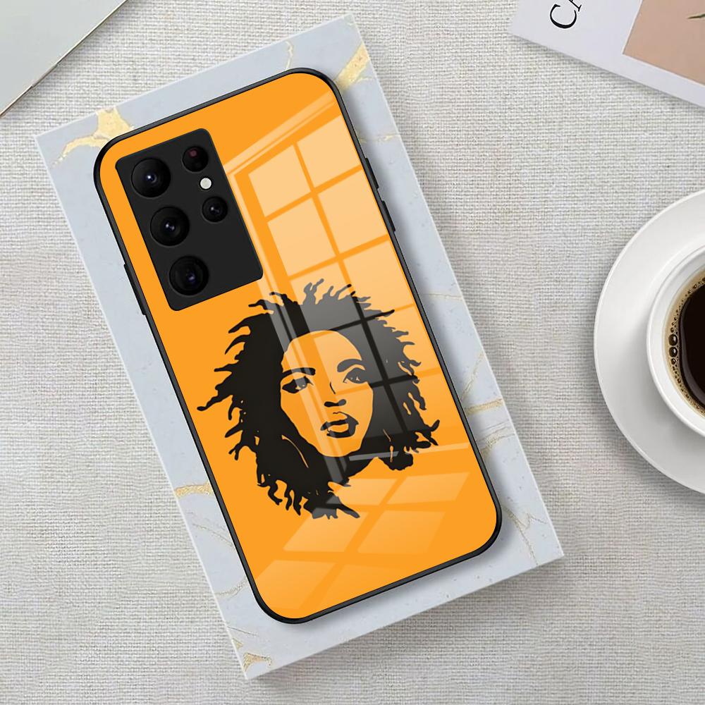 Singer Lauryn H-hill Phone Case For Samsung S26 S25 Edge Ultra 23 22 21 20 Ultra Plus S24 Fe Glass Cover