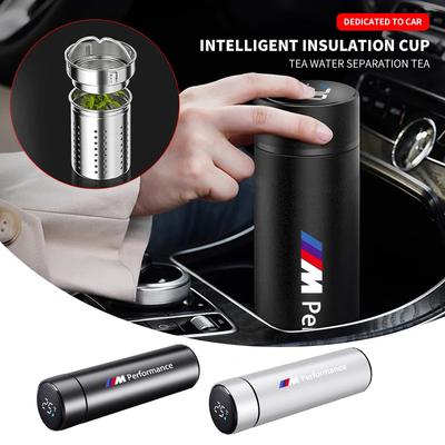 Tasse isotherme intelligente pour voiture Tasse isolante Affichage numérique de la température LED Pour M X5 E70 X1 E84 F49 X7 V8 X2 F39 X3 E83 X6 E71 E72
