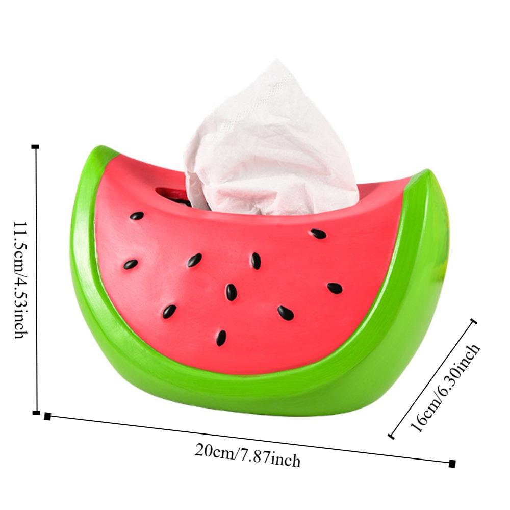 Fruit Watermelon Paper Storage Box Model Toy Watermelon Ornament Decoration Birthday Gift