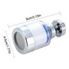 360 Degree Rotating Faucet Filters Bubbler Mount Anti-Splash For Household Kitchen Bathroom Faucet Water Clean Filter Purifier