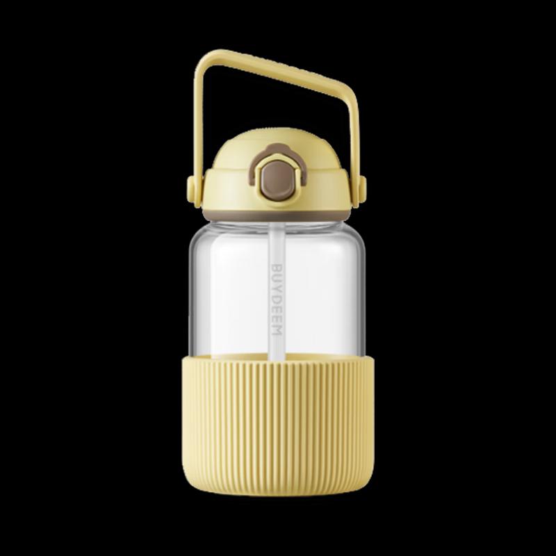 Buydeem Glass Straw Water Bottle