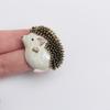 Enamel hedgehog brooch, fashionable clothing accessory, brooch, decoration, fixation, anti glare accessory