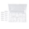 500pcs Transparent Coffin Long Fake Nails Artificial False Nails Tips Manicure Decal for Nail Salon