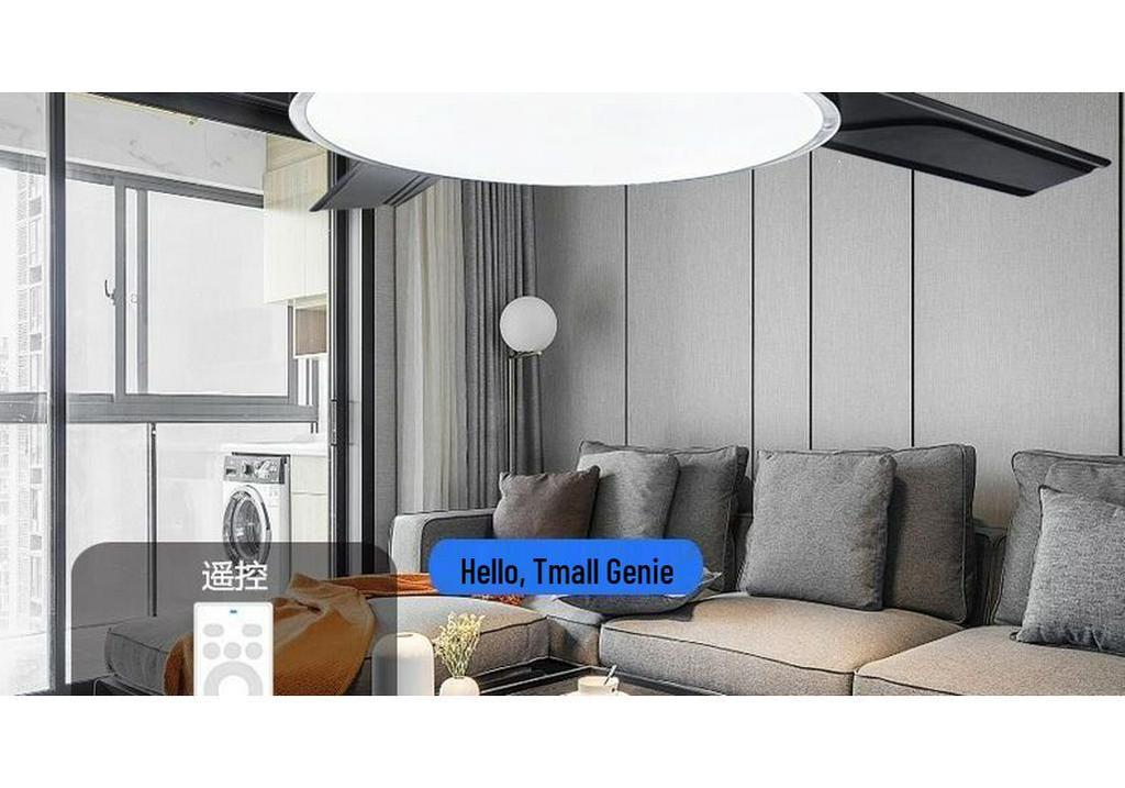 Ultra-thin Silent Ceiling Fan with Light - High Airflow for Living Room, Dining Room, Bedroom