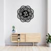 Yoga Metal Wall Hanging Mandala Design Elegant Metal Wall Decoration for Meditation & Spiritual Energy Stylish Yoga Art