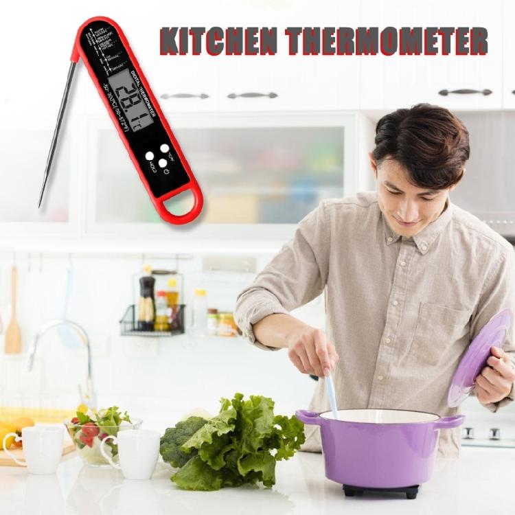 Folding Probe Cooking Thermometers 3 Second Fast Read Meat Thermometers For Kitchen Cooking BBQ Grilling Water Milk