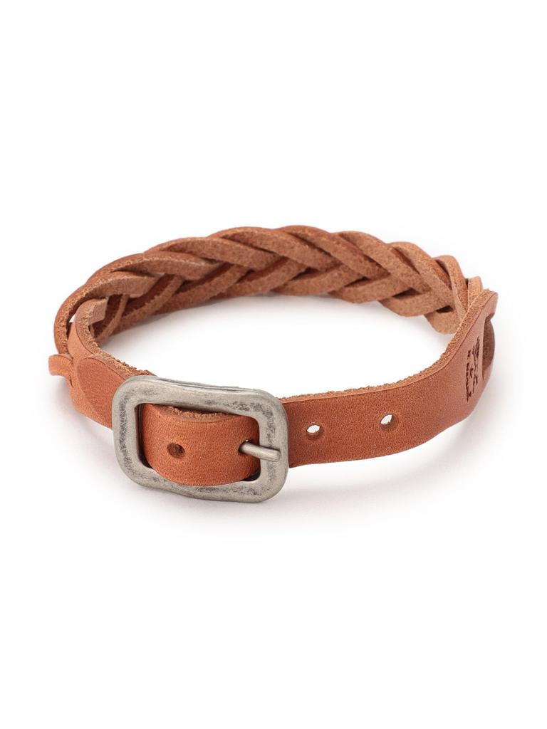 Genuine Olive [IL BISONTE] Bracelet, Leather, Leather, Cowhide, Women's, Men's, Unisex,