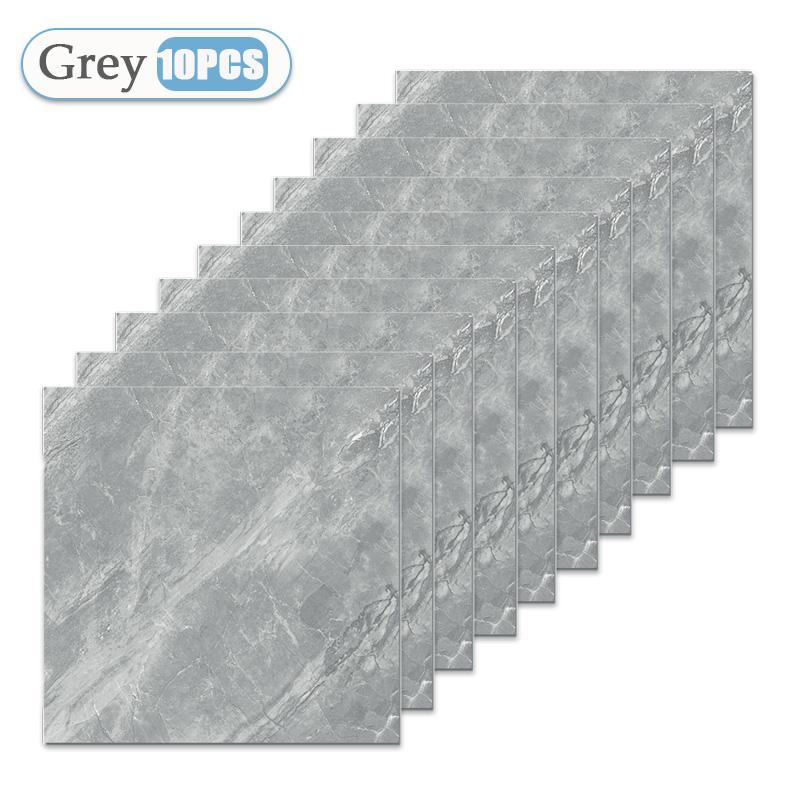 10-50PCS Marble Style Floor Stickers Thickened Self-adhesive Flooring Wear-resistant PVC Flooring Stickers Household Floor Mats