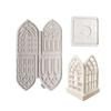 Gothic-Stile Flexibles Silikonform für Bastelbedarf Kerzenhalter und Heimdekorative Wandplaketten Tägliche Nutzung