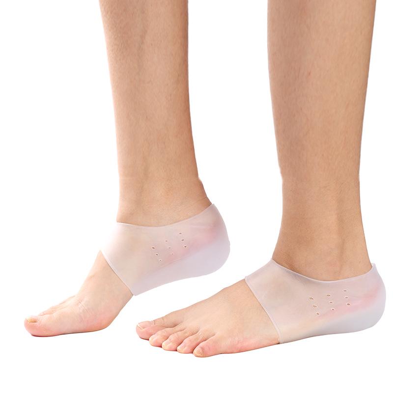 Unisex Invisible Height Boosting Non-Slip SEBS Heel Cup Liners for Sports