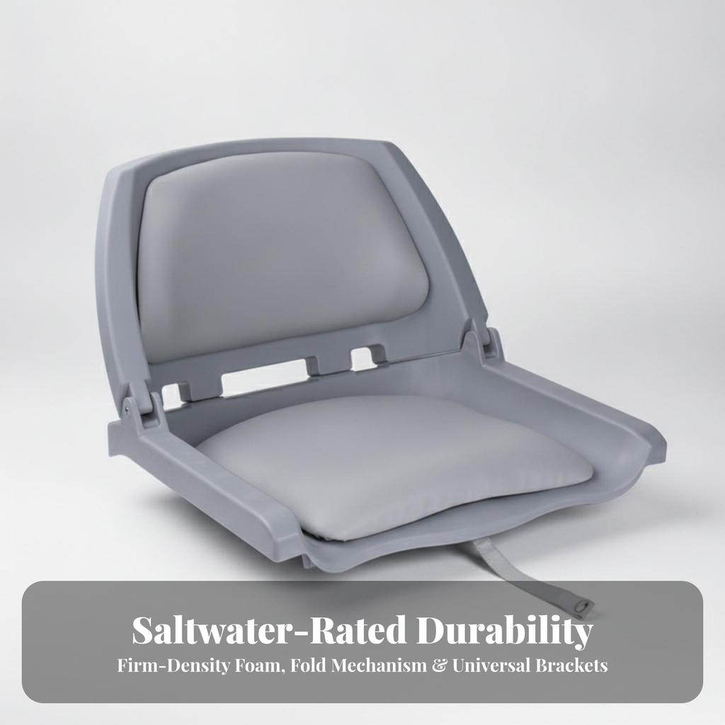 Folding Boat Seat Foldable Marine Thick Pad for Passenger Area