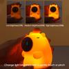 Capybara Lamp Squish Silicone 3-level Touch Sensor Novelty LED Animal Nursery Light For Home Office Bedroom Living Room Study