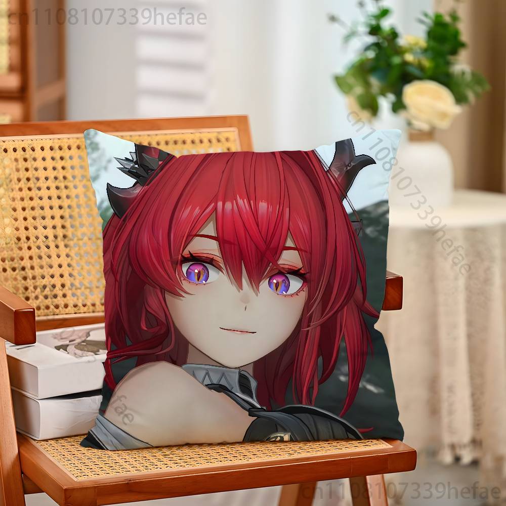 Arknights Endfield Pillow Cases for Bedroom Living Room Sofa Home Decor Polyester Cushion Cover with Zipper