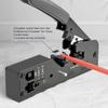 1 szt. Modułowa zaciskarka zapadkowa do kabli danych / Ściągacz izolacji / Obcinak do kabli do złączy RJ11/RJ12 standardowych, RJ45 przelotowych