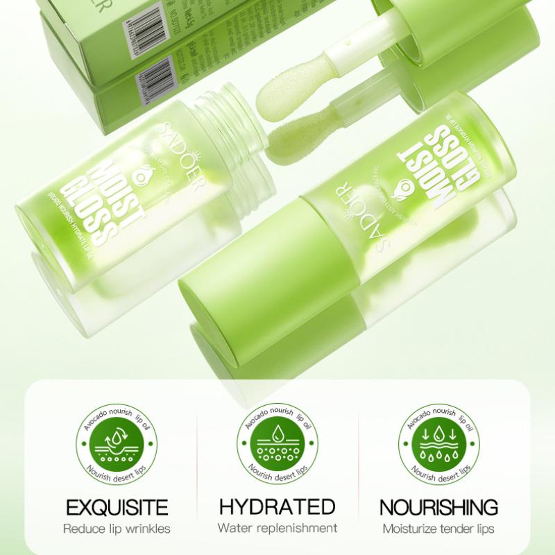 Frucht Lippenöl 4,5g Avocado Nährend Feuchtigkeitsspendend Herbst und Winter Feuchtigkeitsspendender Lippenbalsam