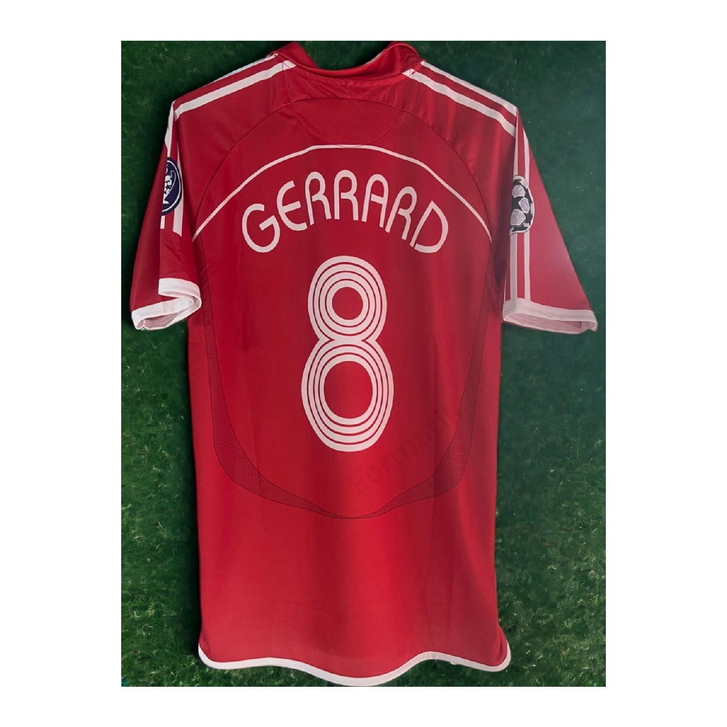 

Retro Gerrard Jersey With Ucl Patch