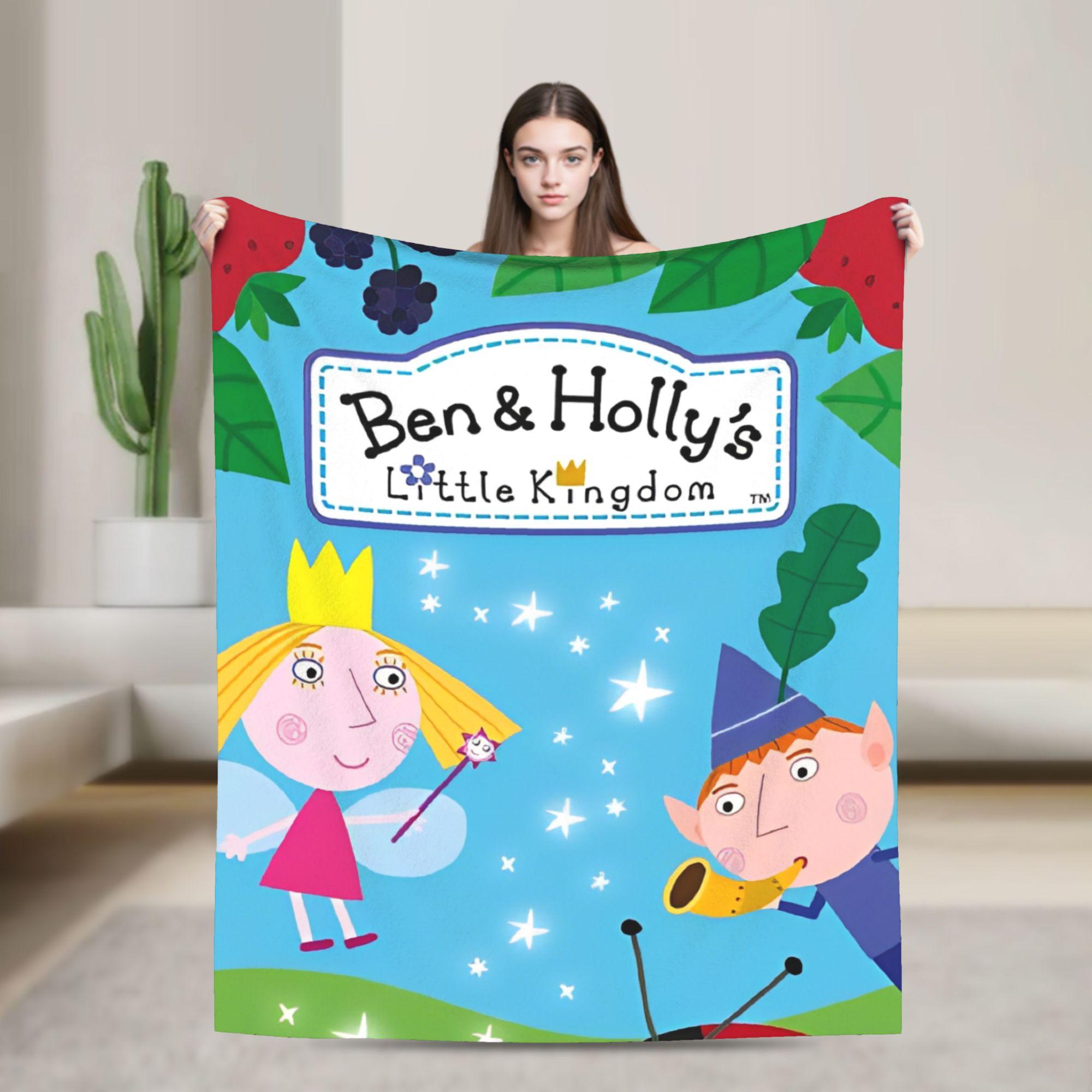 

Ben And Holly s Little Kingdom Blanket Plush Awesome Warm Throw Blanket for Bedspread Textile Decor 75x90cm